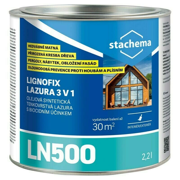 Lignofix LAZURA 3в1 олія для дерева - безбарвна з UV 0,6 л