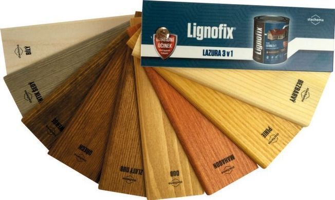 Lignofix LAZURA 3в1 олія для дерева - безбарвна з UV 0,6 л