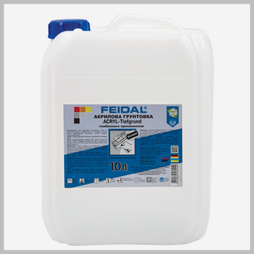 Ґрунтовка глибокопроникна Feidal Acryl-Tiefgrund (10 л)