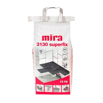 Клей для плитки (білий) МІРА 3130 Superfix (C2TE S2) (15 кг)