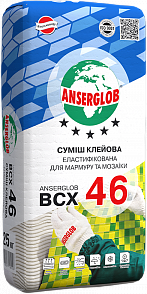 Клей для мармуру та мозаїки Anserglob BCX-46 (25 кг)