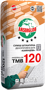 Штукатурка "бараник" Anserglob ТМВ-120 1,5 мм (25 кг)