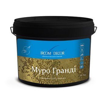 Декоративна штукатурка ІРКОМ "Муро Гранді" (15 кг) білий