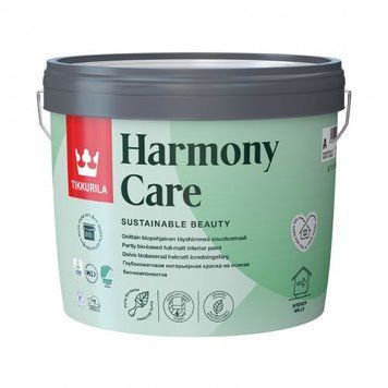 Фарба глибокоматова, на основі біо-компонентів Tikkurila Harmony Care (2,7л)