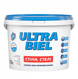 Фарба для стін та стель Снєжка Ultra Biel (15л / 20кг)