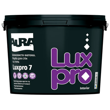Фарба шовковисто-матова, Aura Luxpro 7 (9,5 л)