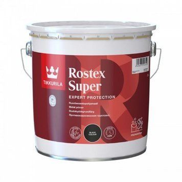 Протикорозійна ґрунтовка Tikkurila Rostex Super Primer, світло-сірий (3л)