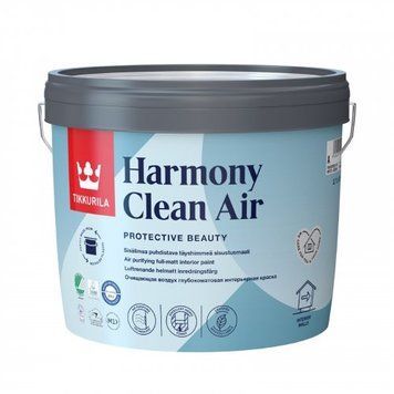 Фарба глибокоматова, з технологією очищення повітря Tikkurila Harmony Clean Air (9 л)