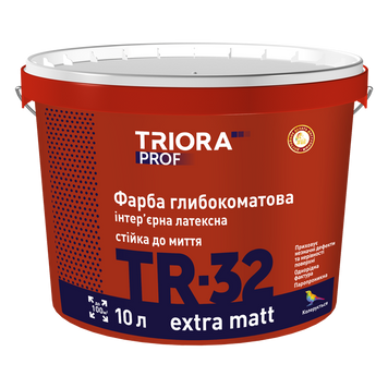 Фарба глибокоматова, TRIORA "TR-32 (3) extra matt" (10 л)