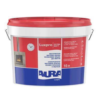 Фарба акрилова, глибокоматова Aura Luxpro 1 (ExtraMatt) - база А, (9,5 л)
