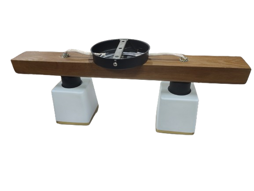 Світильник ручної роботи, з дерева LAMPA DR-02/2000/DB-BL (S)