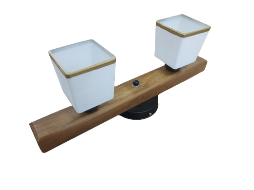 Світильник ручної роботи, з дерева LAMPA DR-02/2000/DB-BL (S)