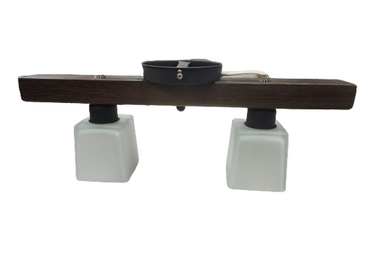 Світильник ручної роботи, з дерева LAMPA DR-02/2000/GD-BL (S)