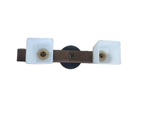 Світильник ручної роботи, з дерева LAMPA DR-02/2000/GD-BL (S)