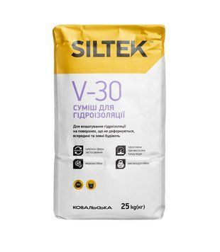 Суміш для гідроізоляції, SILTEK V-30, (25 кг)
