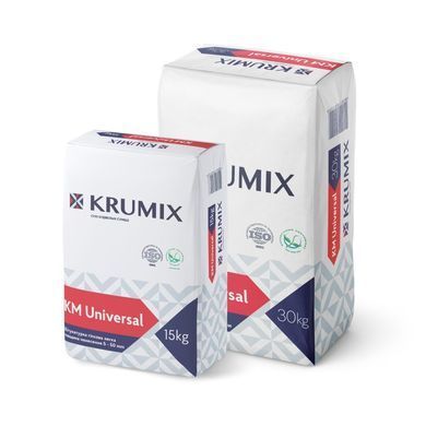 Штукатурка гіпсова КРУМІКС Universal (ротбанд) (30 кг)