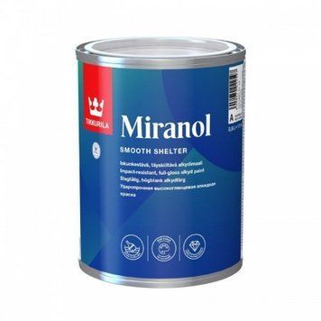 Емаль Tikkurila Miranol, базіс А (0,9л)