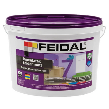 Фарба акрилова, Feidal Innenlatex Seidenmatt 7 (10 л, шовк-мат)