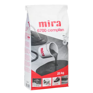 Самовирівнювальна підлога, 1-45мм, Mira 6700 cemplan (25 кг)